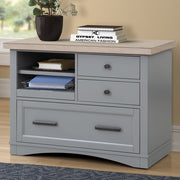 Americana Modern - Functional File with Power Center - JaxCo Furniture