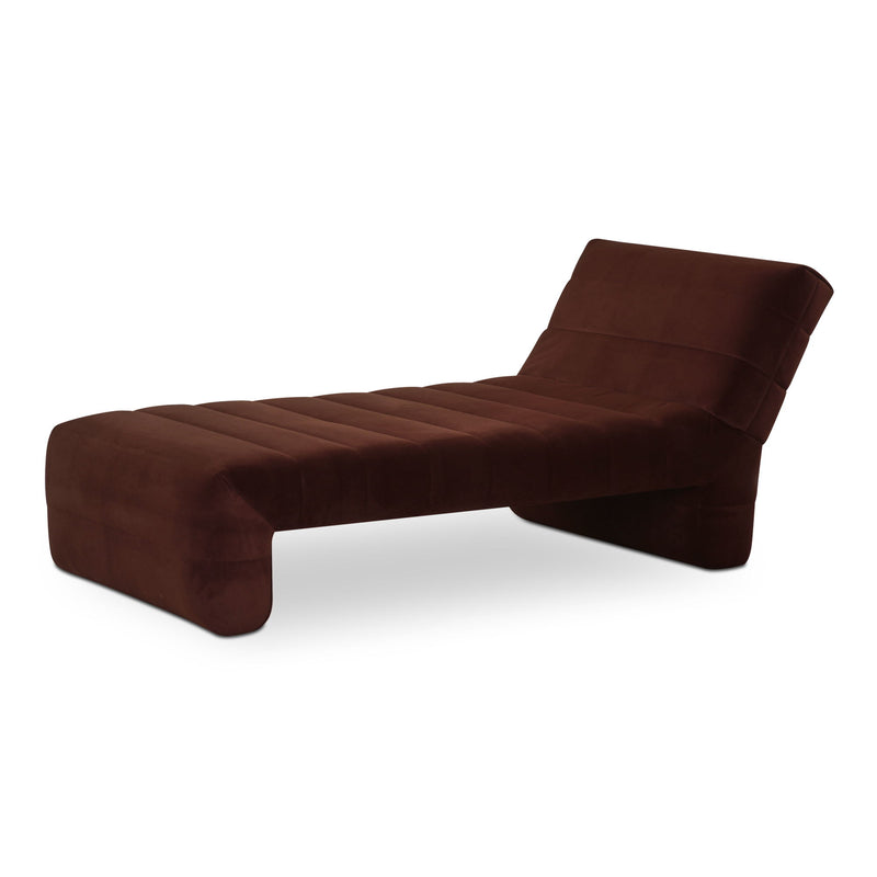 Verity - Chaise - Dark Brown - JaxCo Furniture