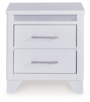 Jarlee - White - Two Drawer Night Stand - JaxCo Furniture