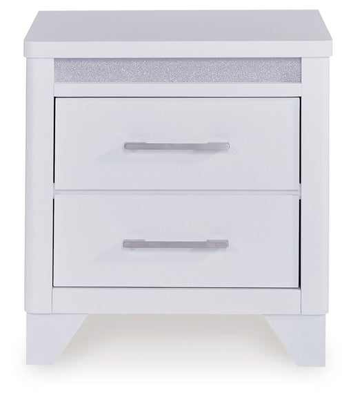 Jarlee - White - Two Drawer Night Stand - JaxCo Furniture