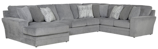 Glacier - 3 Piece Sectional And 9 Included Accent Pillows - JaxCo Furniture