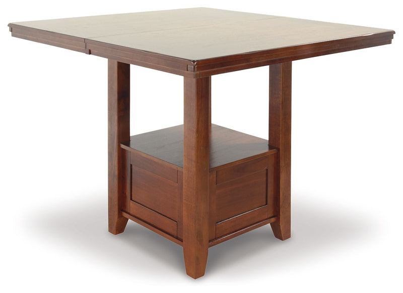 Ralene - Medium Brown - Rectangular Dining Room Counter Extension Table - JaxCo Furniture