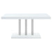 Brooklyn - Rectangular Dining Table - White High Gloss - JaxCo Furniture