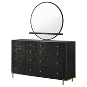 Arini - 8-Drawer Bedroom Dresser With Mirror - JaxCo Furniture
