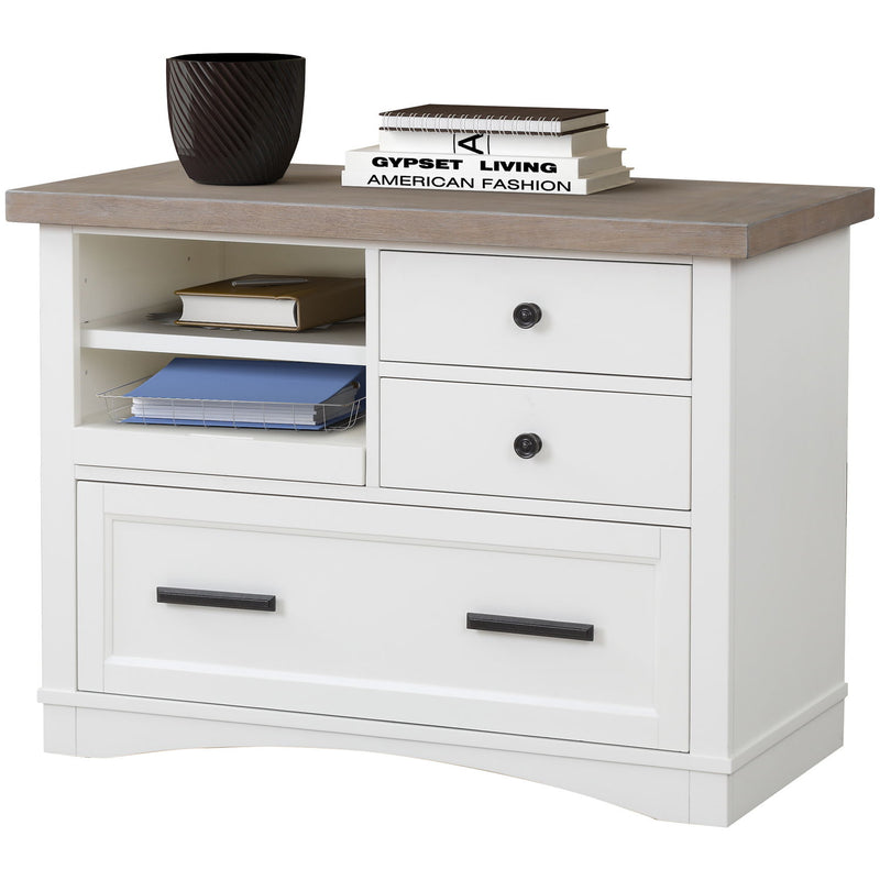 Americana Modern - Functional File with Power Center - JaxCo Furniture