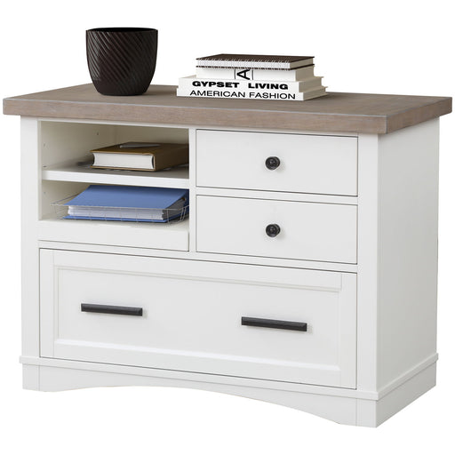 Americana Modern - Functional File with Power Center - JaxCo Furniture