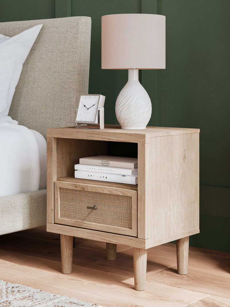 Cielden - Two-Tone - One Drawer Night Stand - JaxCo Furniture