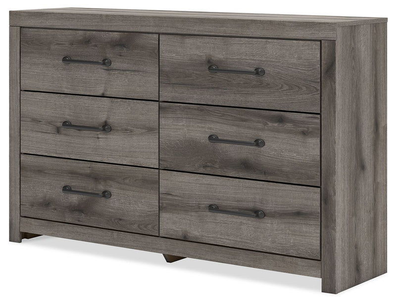 Graystorm - Brown Gray - Six Drawer Dresser - JaxCo Furniture