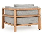 Aston - Outdoor Accent Chair - Natural / Gray - JaxCo Furniture