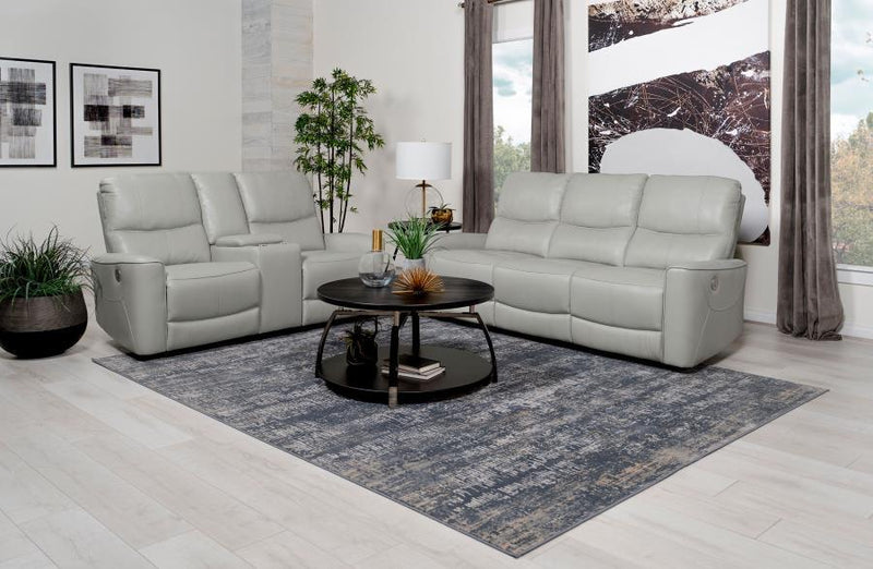Greenfield - Power Reclining Sofa Set - JaxCo Furniture