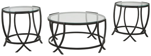 Tarrin - Black - Occasional Table Set (Set of 3) - JaxCo Furniture