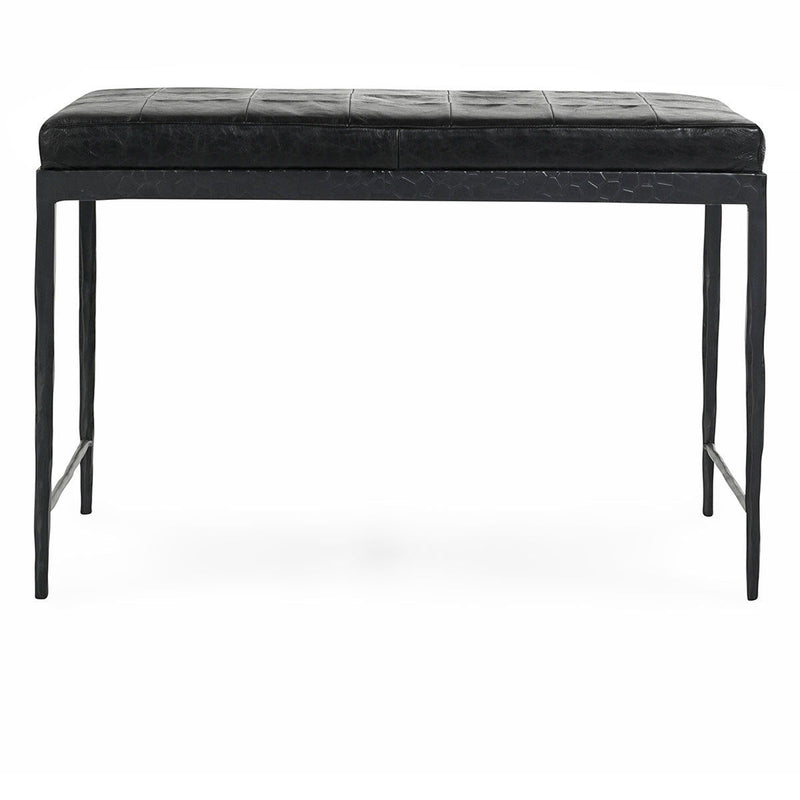 Malo - 28" Leather Bench - JaxCo Furniture