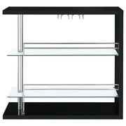 Prescott - Rectangular 2-Shelf Bar Unit - JaxCo Furniture