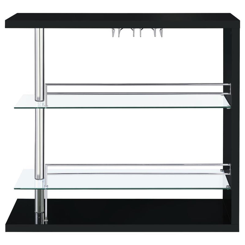 Prescott - Rectangular 2-Shelf Bar Unit - JaxCo Furniture