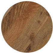 Aureo - Round Solid Wood Accent Side Table - Wild Honey - JaxCo Furniture