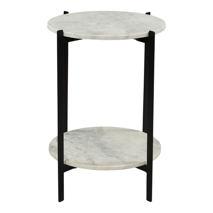 Melanie - Accent Table - White - JaxCo Furniture