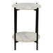 Melanie - Accent Table - White - JaxCo Furniture