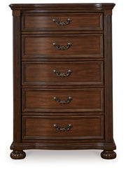 Lavinton - Brown - Five Drawer Chest - JaxCo Furniture
