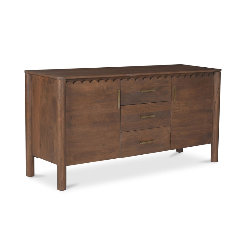 Wiley - 3 Drawer Sideboard - Vintage Brown - JaxCo Furniture