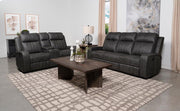 Raelynn - Upholstered Reclining Sofa Set - JaxCo Furniture