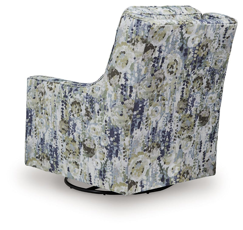 Dustinford - Multi - Swivel Glider Accent Chair - JaxCo Furniture