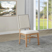 Middleton - Upholstered Dining Side Chair Beige (Set of 2) - Natural - JaxCo Furniture