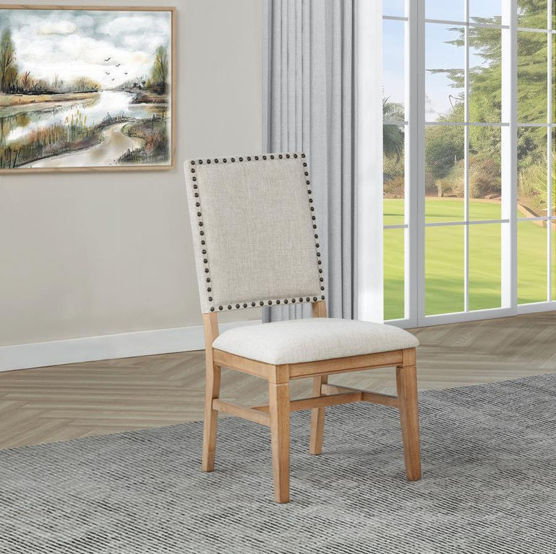 Middleton - Upholstered Dining Side Chair Beige (Set of 2) - Natural - JaxCo Furniture