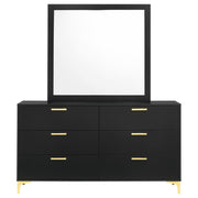 Kendall - 6-Drawer Dresser With Mirror - JaxCo Furniture