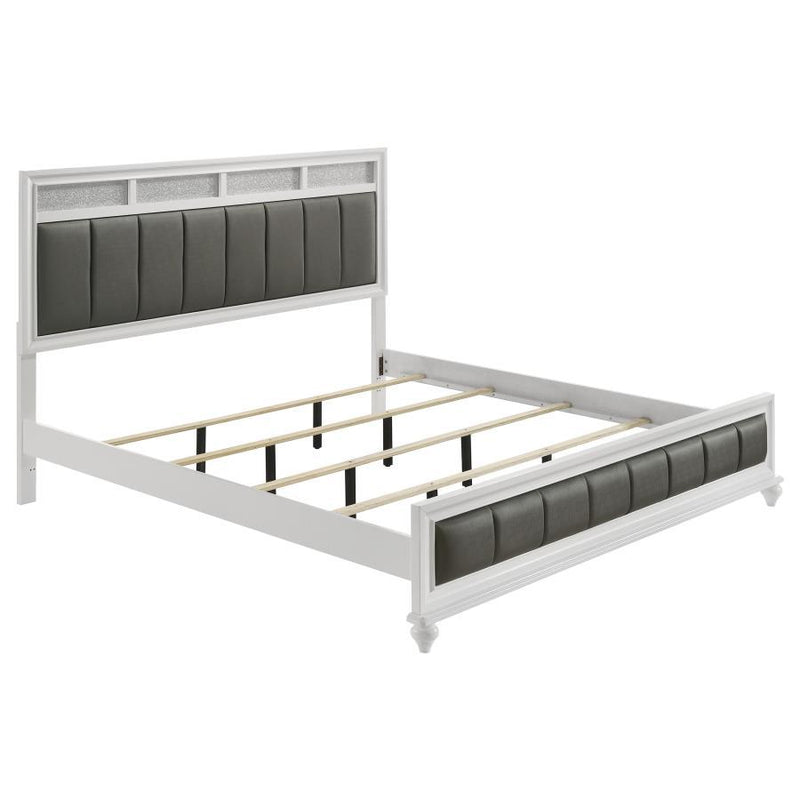 Barzini - Upholstered Panel Bed - JaxCo Furniture