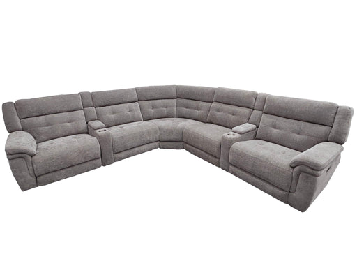 Richland - Modular Power Reclining Sectional With Power Adjustable Headrests - JaxCo Furniture