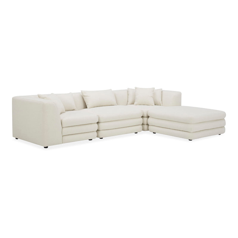 Lowtide - Lounge Modular Sectional - Warm White - JaxCo Furniture