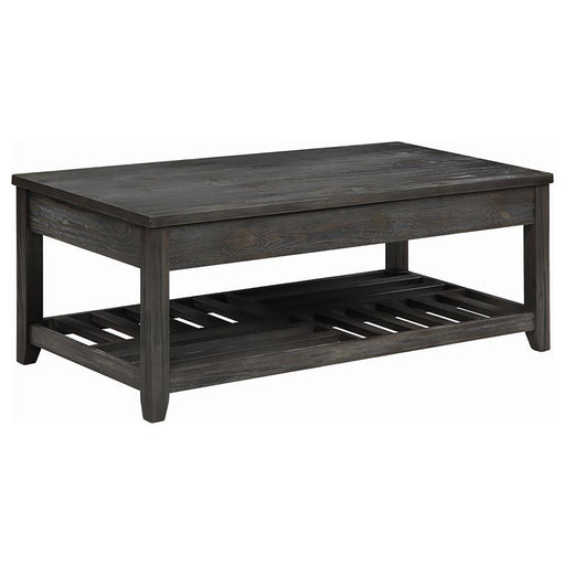 Cliffview - Rectangular Wood Lift Top Coffee Table - Gray - JaxCo Furniture