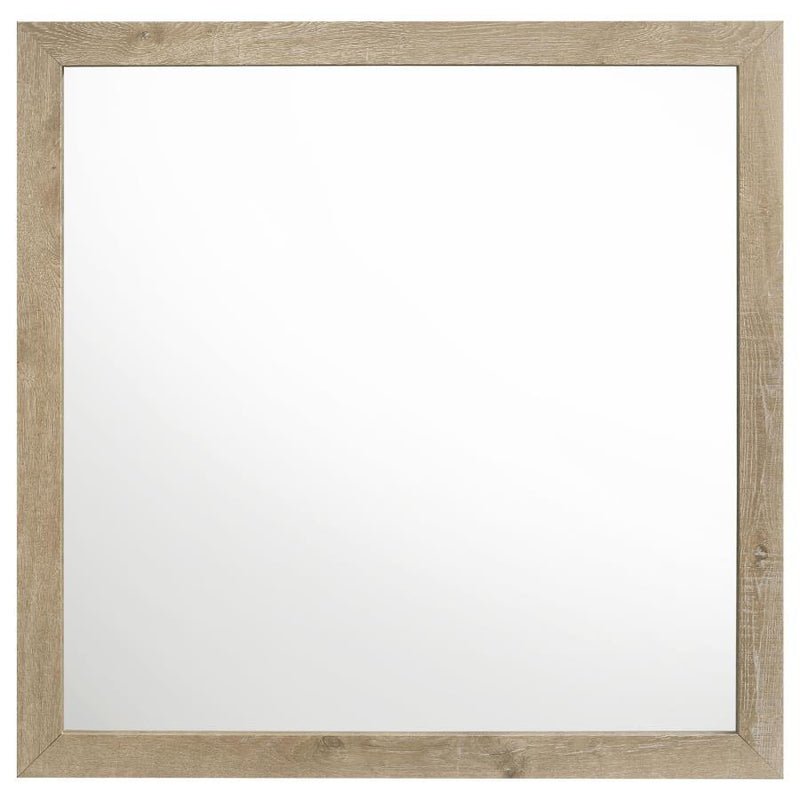 Oakglen - Dresser Mirror - Weathered Oak - JaxCo Furniture