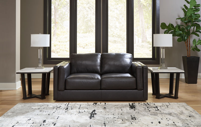 Amiata - Onyx - Loveseat - JaxCo Furniture