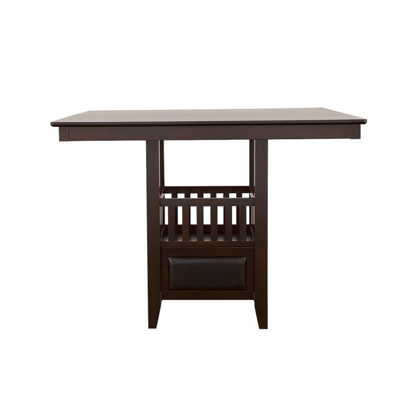 Jaden - Square Counter Height Dining Table - Espresso - JaxCo Furniture