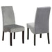 Stanton - Upholstered Dining Side Chairs (Set of 2) - Gray - JaxCo Furniture