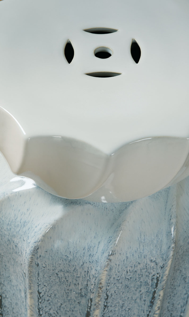 Michamere - Gray / Taupe - Stool - JaxCo Furniture