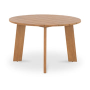 Delta - Round Outdoor Dining Table - Natural - JaxCo Furniture