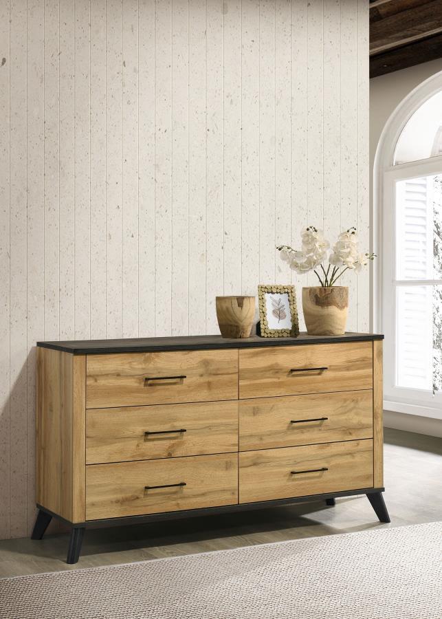 Kaywood - 6-Drawer Dresser Cabinet - JaxCo Furniture