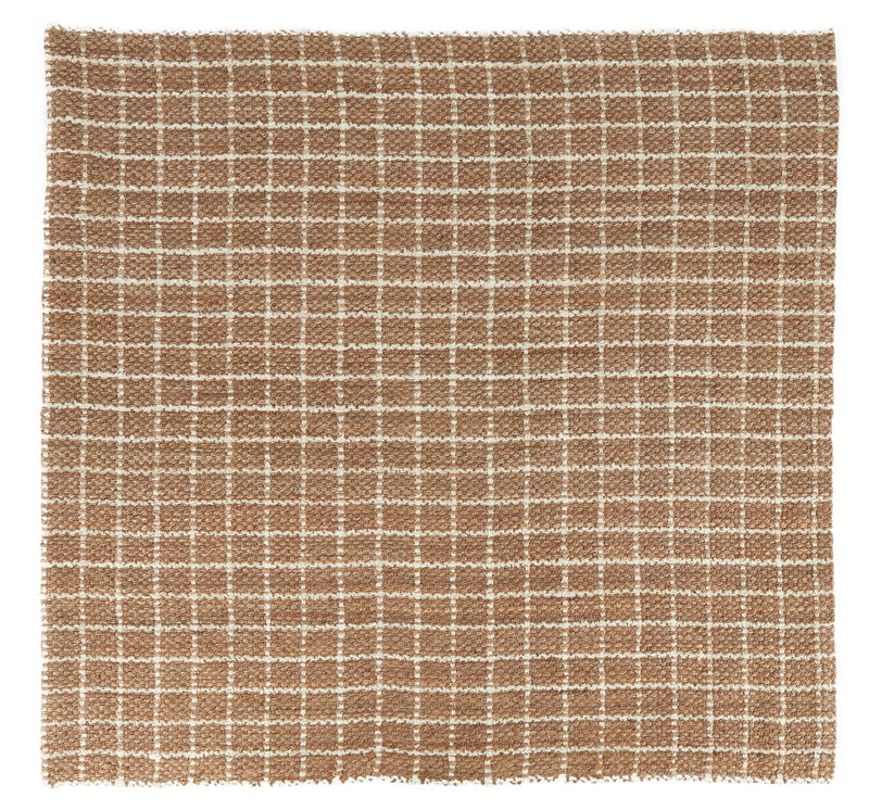 Serene - Windowpane Chenille Area Rug - JaxCo Furniture