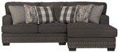 Crawford - Sectional With Accent Pillows - JaxCo Furniture