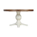 Park Creek - Round Standard Height Dining Table - Cottage White Finish - JaxCo Furniture