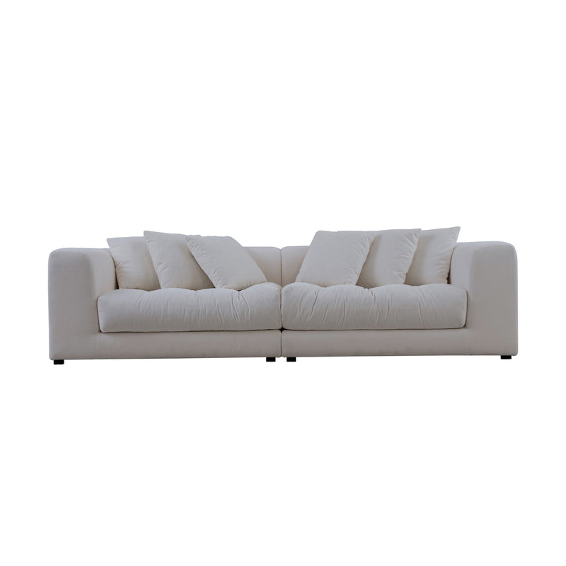 Davie - Sofa - Warm White - JaxCo Furniture