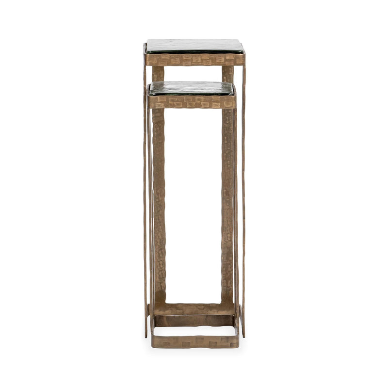 Gillian - Nesting Accent Tables - Gold - JaxCo Furniture