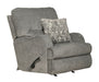 Zane - Swivel Glider Recliner - Shark - JaxCo Furniture