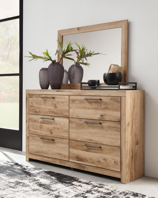 Hyanna - Tan - Dresser, Mirror - JaxCo Furniture