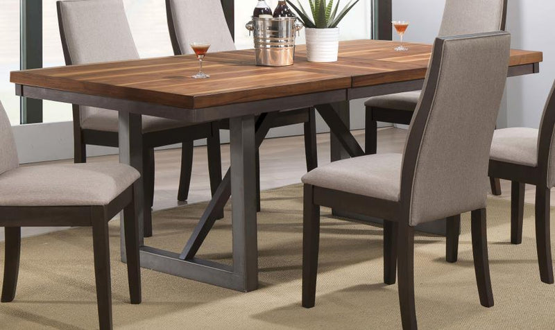 Spring Creek - Extension Dining Table - Natural Walnut - JaxCo Furniture