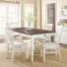 Cayla - Dining Set - Two-Tone - JaxCo Furniture