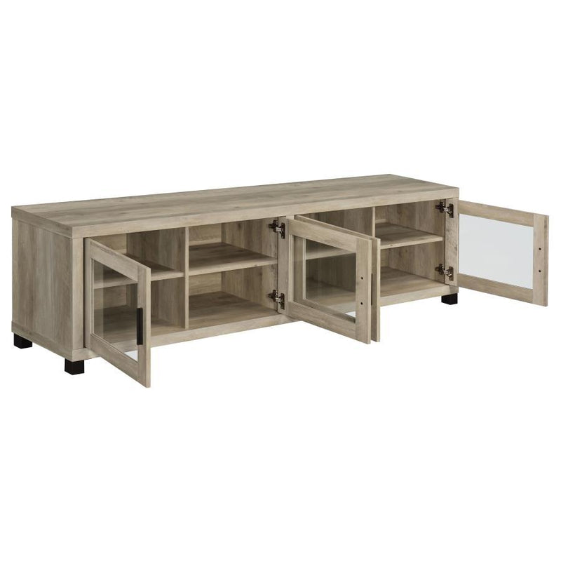 Sachin - 4-Door Engineered Wood TV Stand - JaxCo Furniture