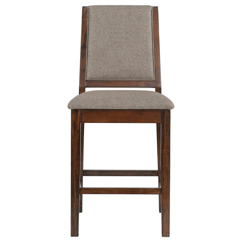 Patterson - Upholstered Counter Chair (Set of 2) - Mango Oak - JaxCo Furniture